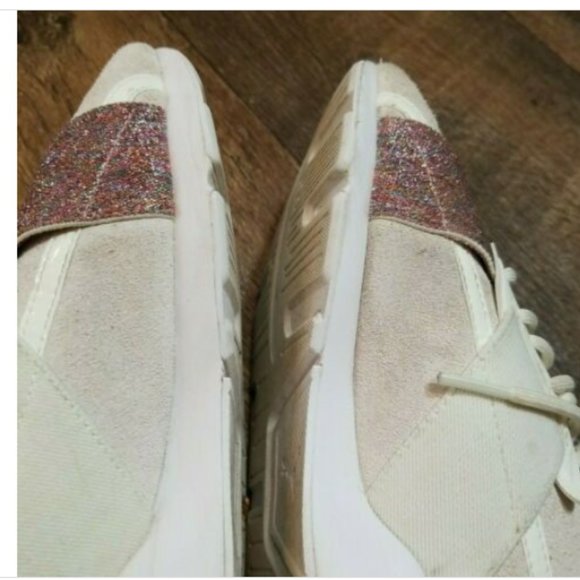 Puma Ignite Metallic Sparkle Strap Low Top Lace Up Athletic Shoes Sneakers - Picture 7 of 13